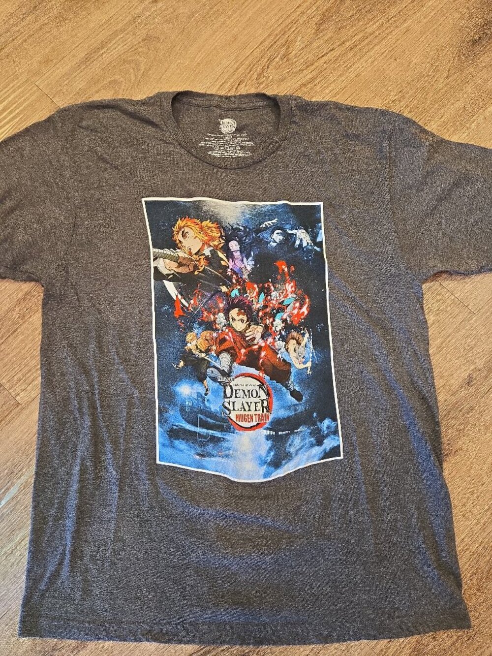 Demon Slayer Mugen Train Movie T-Shirt Anime Rengoku Tanjiro Otaku